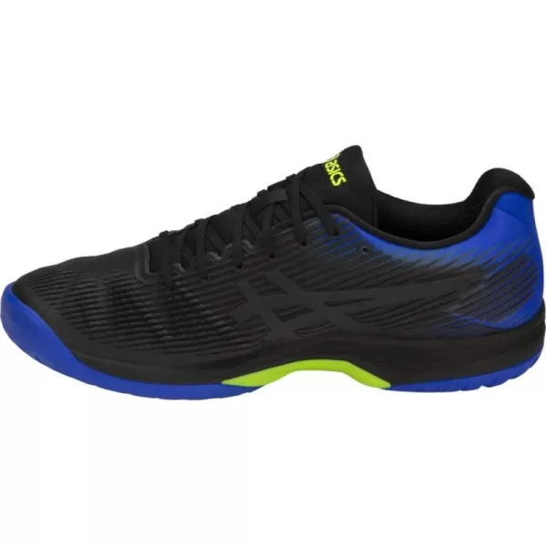 imageASICS Mens Solution Speed FlyteFoam Tennis ShoesBlackIllusion Blue