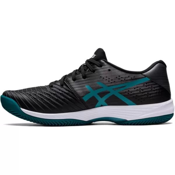 imageASICS Mens Solution Swift FlyteFoam Clay Tennis ShoesBlackMisty Pine