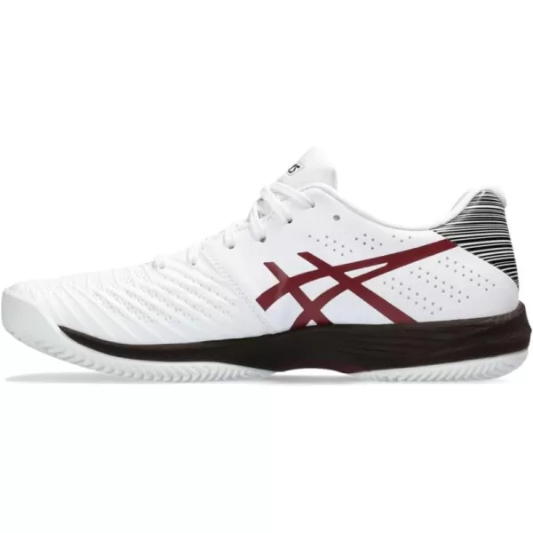 imageASICS Mens Solution Swift FlyteFoam Clay Tennis ShoesWhiteAntique Red