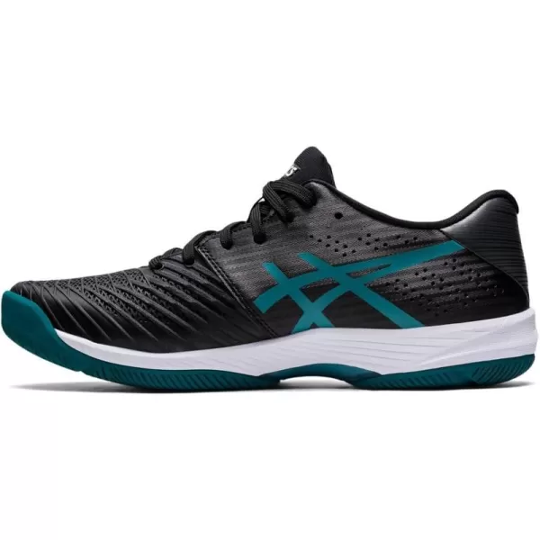 imageASICS Mens Solution Swift FlyteFoam Tennis ShoesBlackMisty Pine