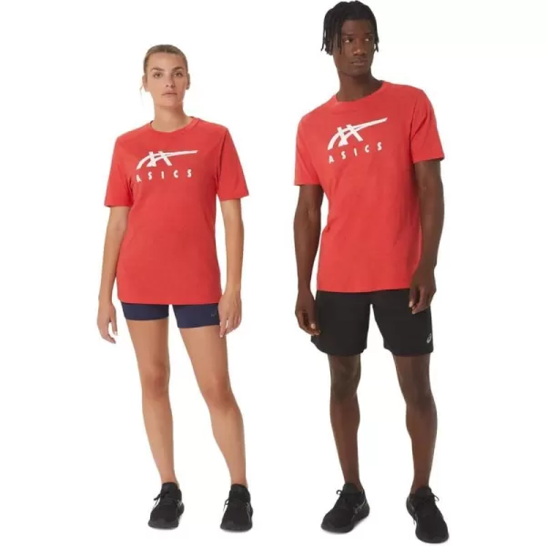 imageASICS Mens Stripe Short Sleeve TEE ApparelASICS Mens Stripe Short Sleeve TEE Apparel