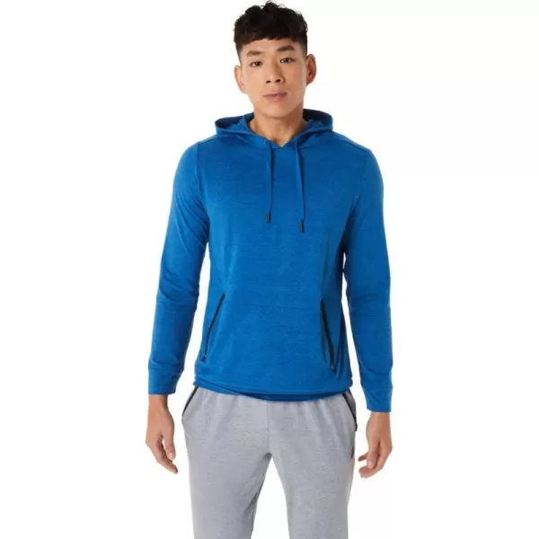 imageASICS Mens TECH PO HOODIE ApparelLake Drive Heather