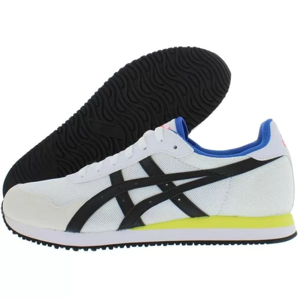 imageASICS Mens Tiger Runner ShoesCloud WhiteOnyx BlackPearl White
