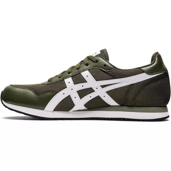 imageASICS Mens Tiger Runner ShoesOlive CanvasWhite