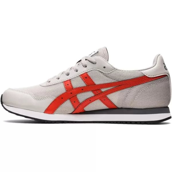 imageASICS Mens Tiger Runner ShoesOyster GreyRed Clay