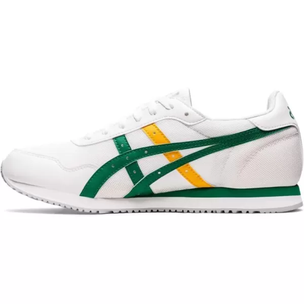 imageASICS Mens Tiger Runner ShoesWhiteKale