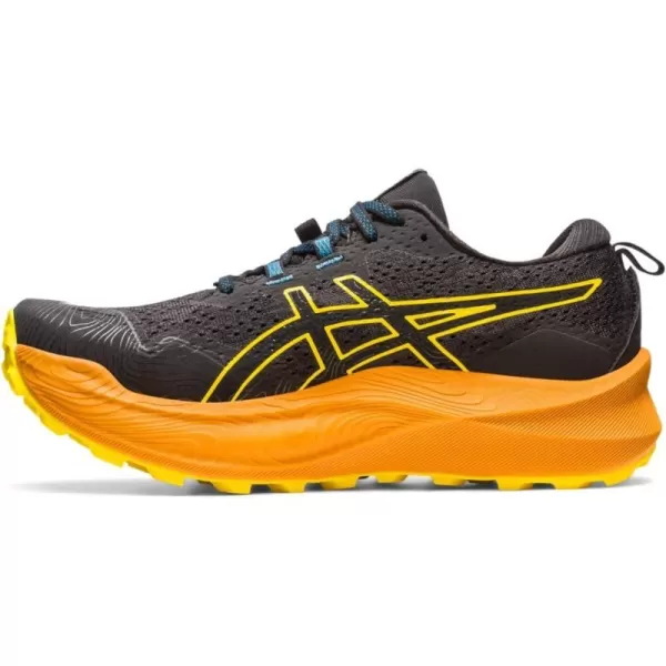 imageASICS Mens Trabuco Max 2 Running ShoesBlackGolden Yellow