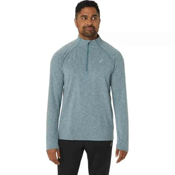 imageASICS Mens Train SANA 12 Zip Training ApparelFoggy Teal Heather