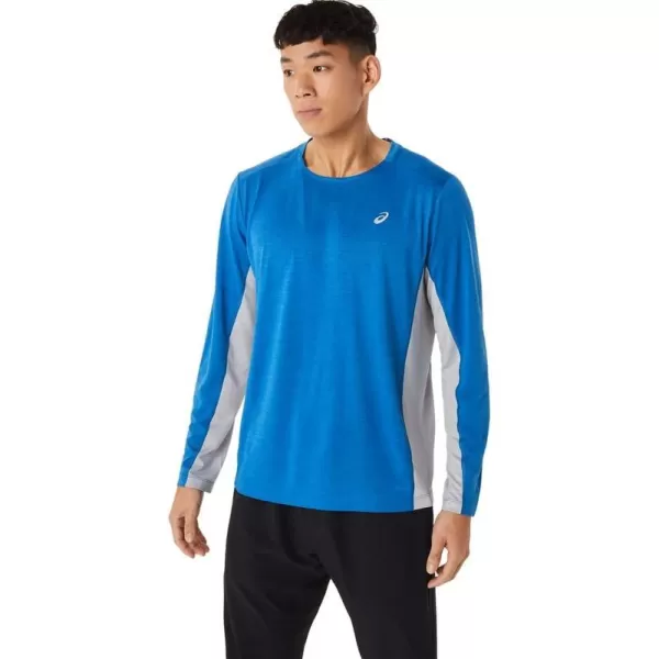 imageASICS Mens Train SANA Long Sleeve ApparelLake DrivePiedmont Grey