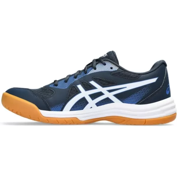 imageASICS Mens Upcourt 5 Indoor Sport ShoeFrench BlueWhite