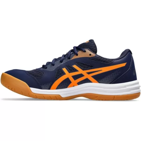 imageASICS Mens Upcourt 5 Indoor Sport ShoePeacoatShocking Orange