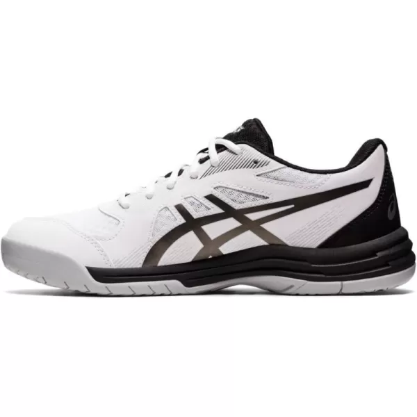 imageASICS Mens Upcourt 5 Indoor Sport ShoeWhiteGunmetal