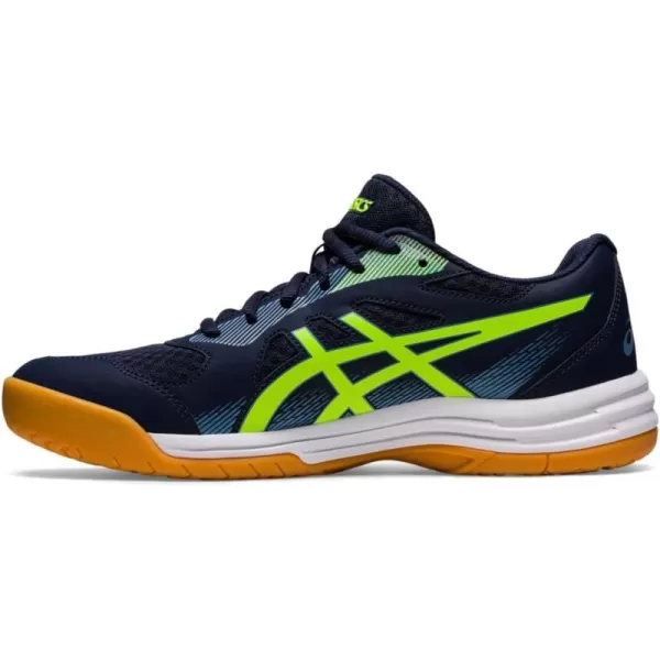 imageASICS Mens Upcourt 5 Volleyball ShoesMidnightHazard Green