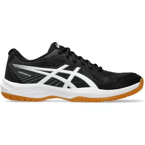 imageASICS Mens Upcourt 6 Indoor Sport ShoesBlackWhite