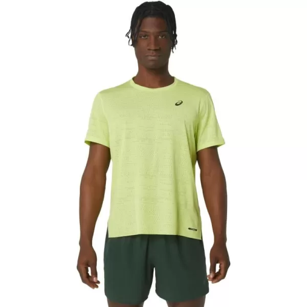imageASICS Mens Ventilate ACTIBREEZE Short Sleeve TOP Running ApparelGlow Yellow