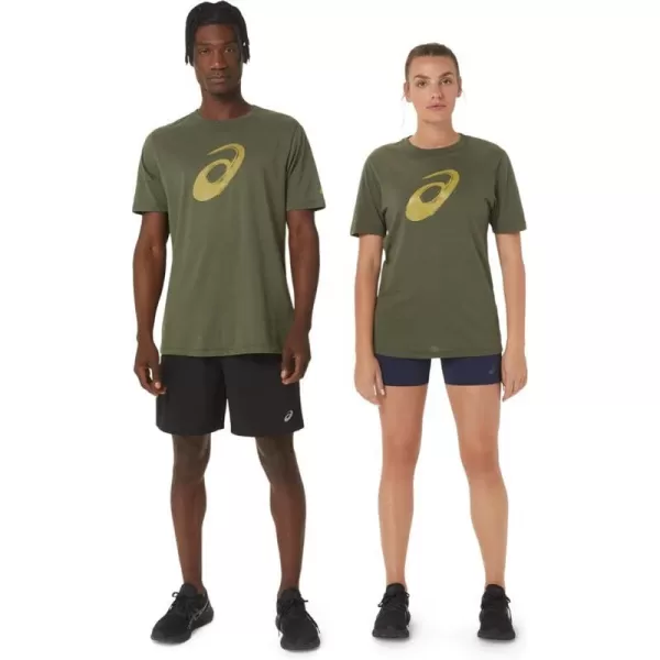 imageASICS Mens XG Paintbrush Short Sleeve TEE Training ApparelOlive Canvas