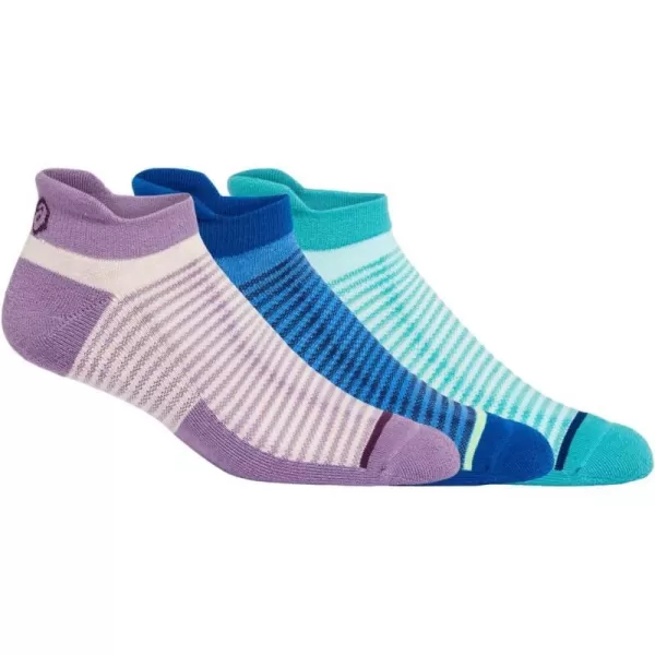 imageASICS Unisex CUSHION LOW CUT 3 PK SOCKS AccessoriesLake DriveBarely Rose Multi