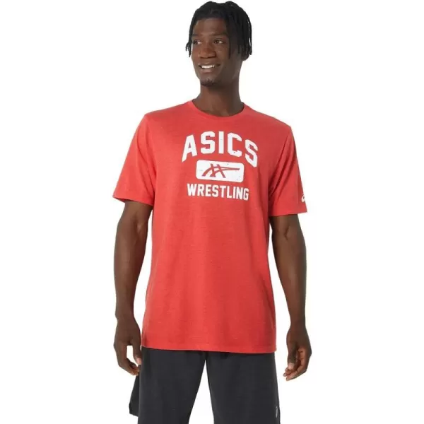 imageASICS Unisex GRAPHIC TEEClassic Red Heather