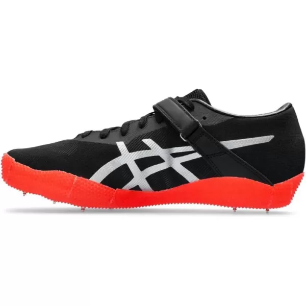 imageASICS Unisex HIGH Jump PRO 3 R Track  Field ShoeBlackPure Silver