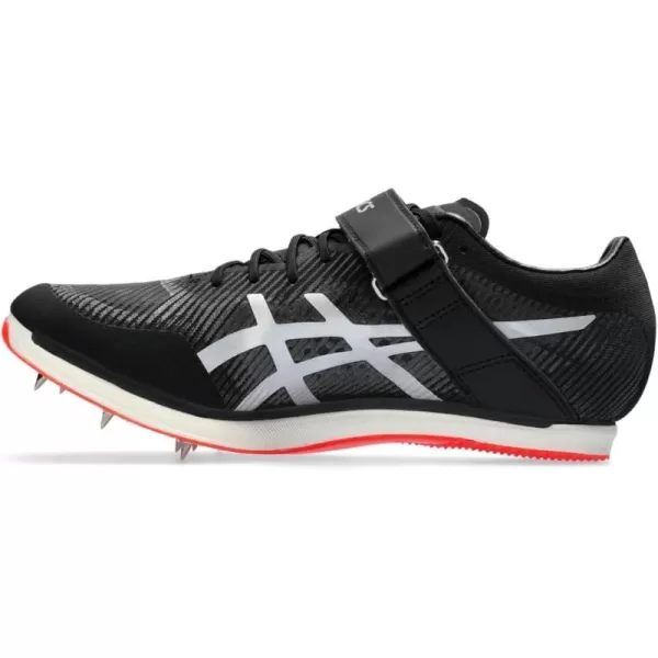 imageASICS Unisex Jump PRO Track  Field ShoeBlackPure Silver