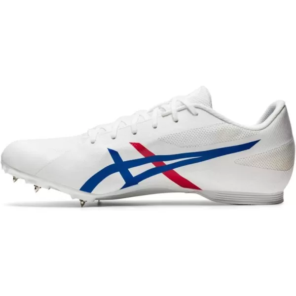 imageASICS Unisexs Hyper MD 7 Track  Field ShoesWhiteClassic Red