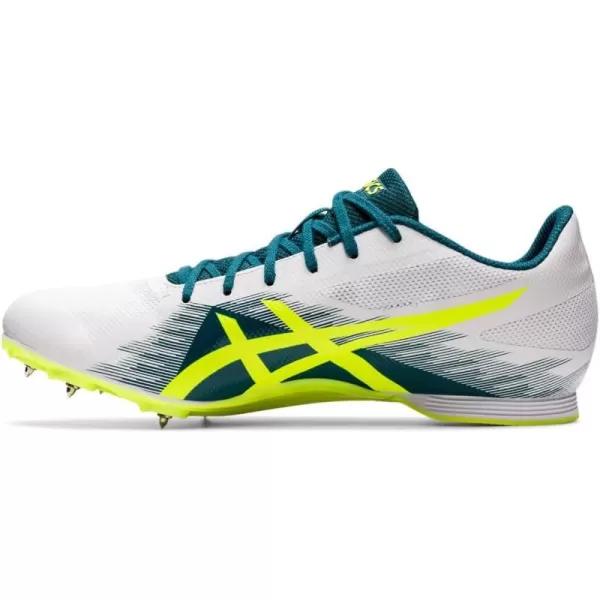 imageASICS Unisexs Hyper MD 7 Track  Field ShoesWhiteSafety Yellow