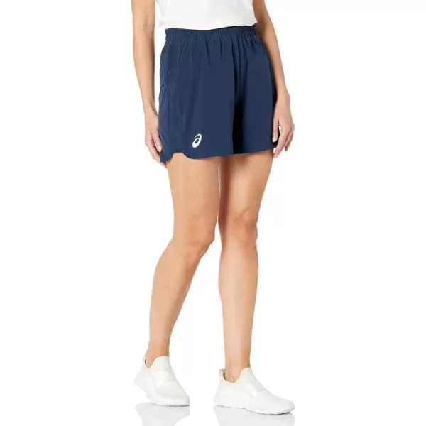 imageASICS Womens 2 Piece Wrestling Short ApparelTeam Navy