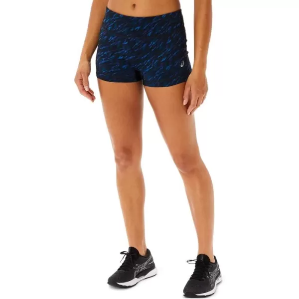 imageASICS Womens 2IN Train Short Training ApparelNight ShadeLake Drive Print