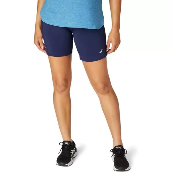 imageASICS Womens 7 Knit Short Training ApparelPeacoat