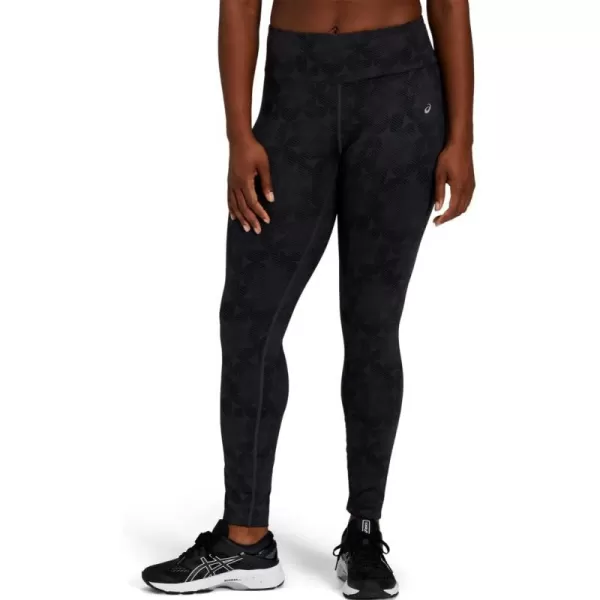 imageASICS Womens 78 Tights Running ApparelGraphite GreyPerf Black Linear Eclipse