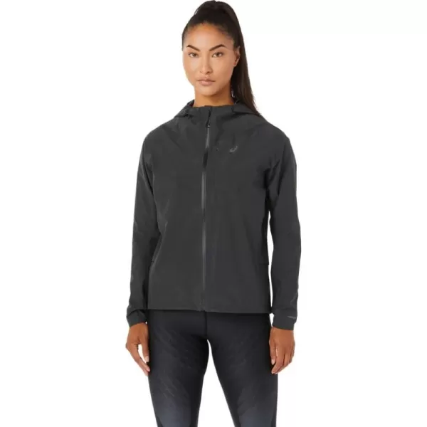 imageASICS Womens ACCELERATE WATERPROOF 20 JACKET ApparelGraphite Grey