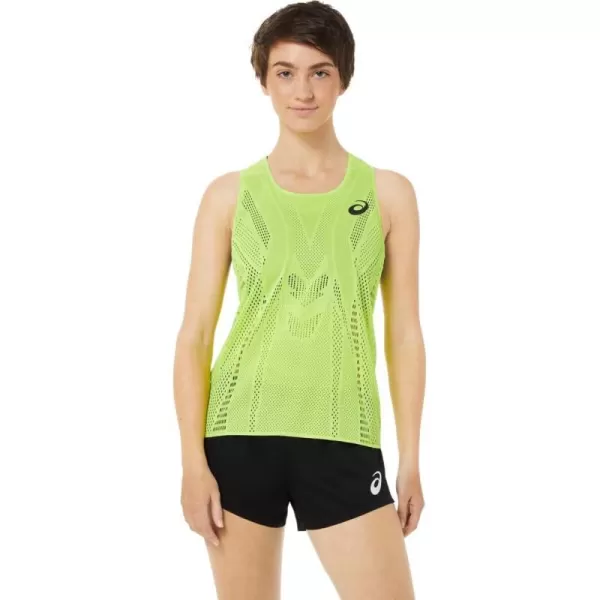 imageASICS Womens ACTIBREEZE Breath Singlet Training ApparelHazard Green