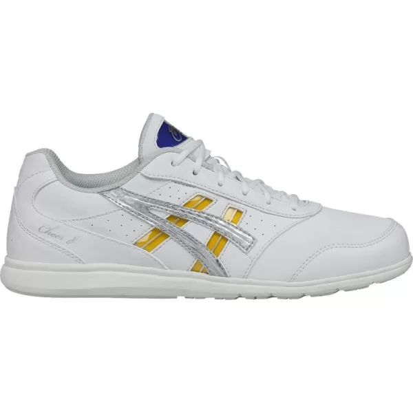 imageASICS Womens Cheer 8 Cheer ShoesWhiteSilverInterchange