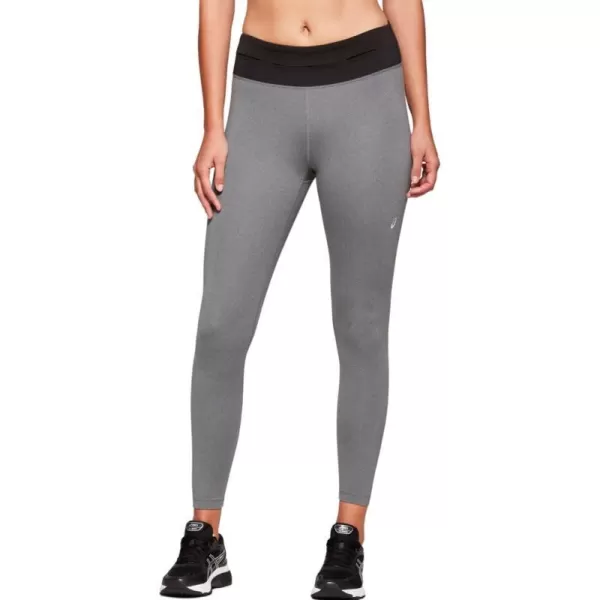 imageASICS Womens FIETRO Tight Running ApparelDark Grey HeatherPerformance Black