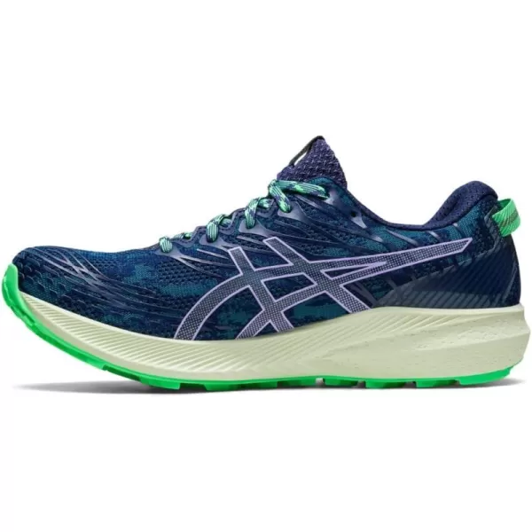imageASICS Womens Fuji Lite 3 Running ShoesInk TealDigital Violet
