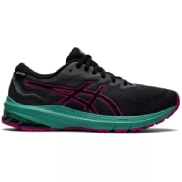 imageASICS Womens GT1000 11 GTX Running ShoesBlackFuchsia Red