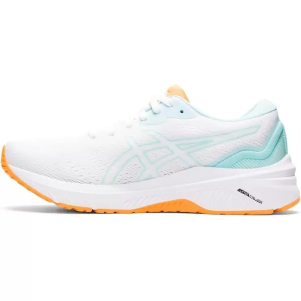 imageASICS Womens GT1000 11 Running ShoesWhiteClear Blue