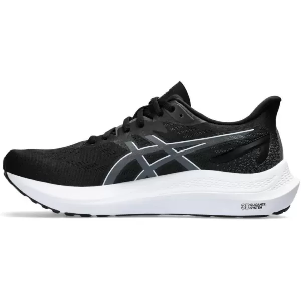 imageASICS Womens GT2000 12 Running ShoeBlackCarrier Grey
