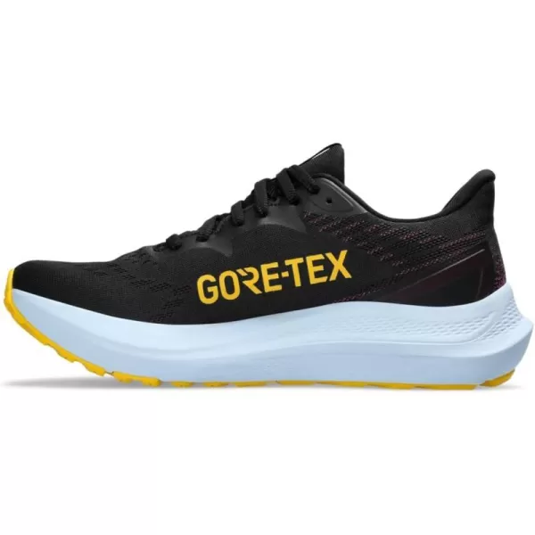 imageASICS Womens GT2000 12 Running ShoeBlackSaffron