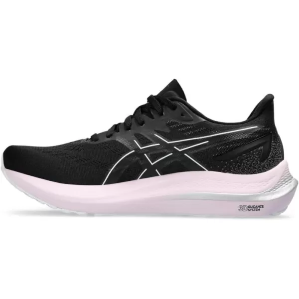 imageASICS Womens GT2000 12 Running ShoeBlackWhite