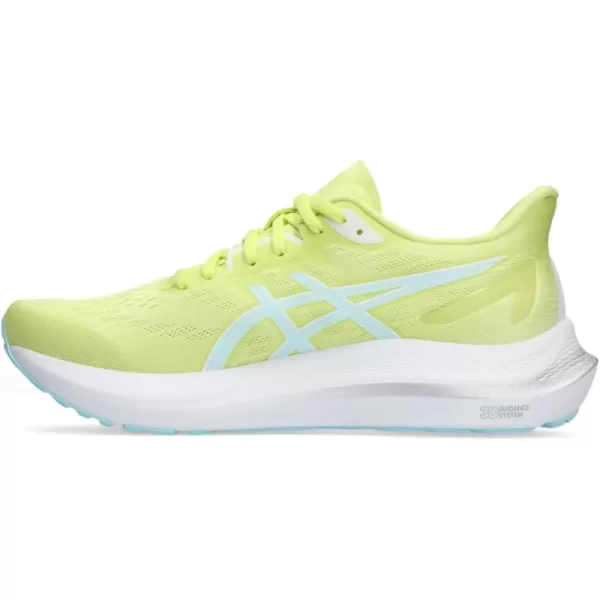 imageASICS Womens GT2000 12 Running ShoeGlow YellowAquamarine