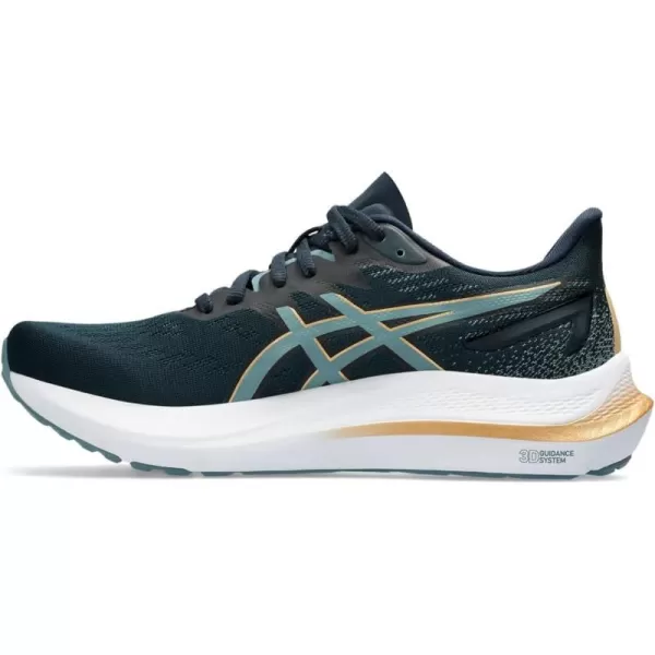 imageASICS Womens GT2000 12 Running ShoesFrench BlueFoggy Teal