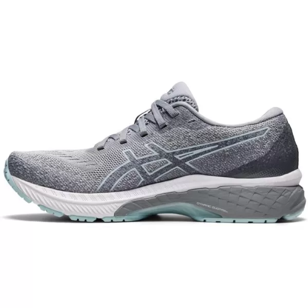 imageASICS Womens GT2000 9 Running ShoesPiedmont GreyAqua Angel