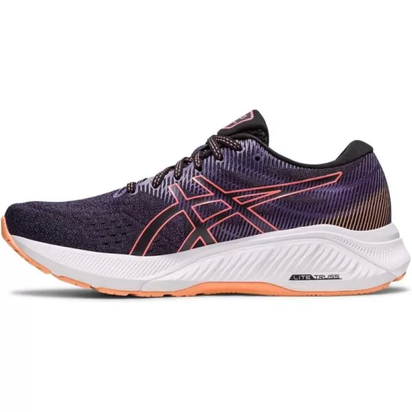 imageASICS Womens GT4000 3 Running ShoeBlackPapaya