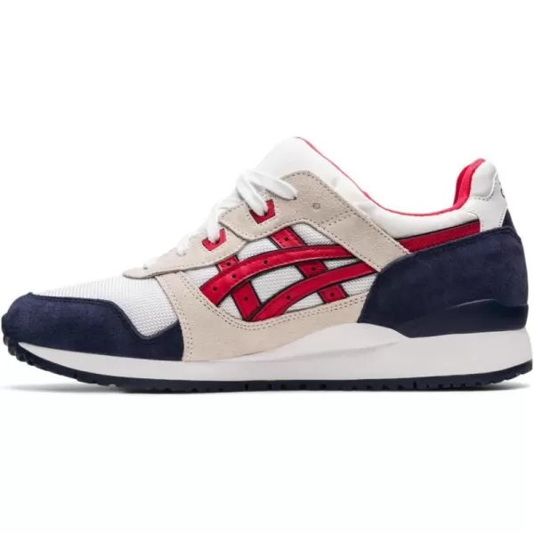imageASICS Womens Gel Lyte III Retro Running ShoeWhiteClassic Red