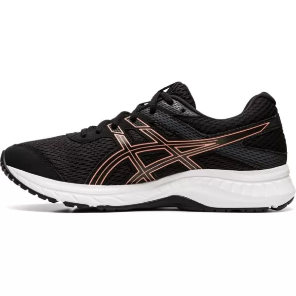 imageASICS Womens GelContend 6 Running ShoesBlackRose Gold