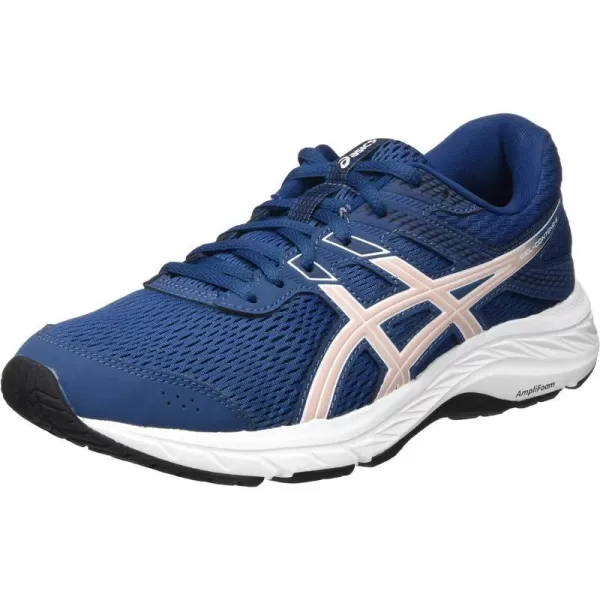 imageASICS Womens GelContend 6 Running ShoesMako BlueGinger Peach 401
