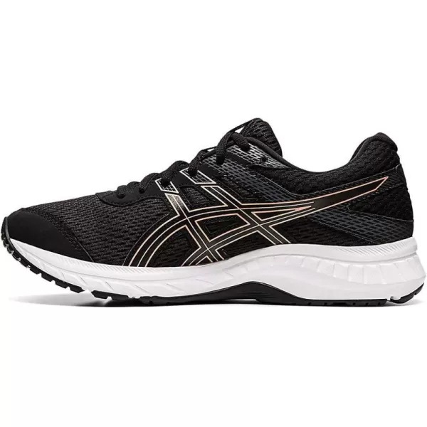 imageASICS Womens GelContend 6 Running ShoesRose Gold black