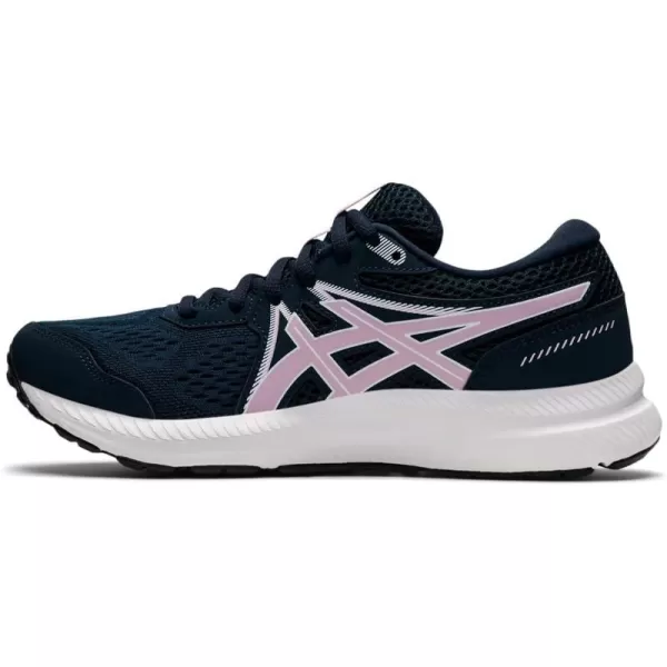 imageASICS Womens GelContend 7 Running ShoesFrench BlueBarely Rose