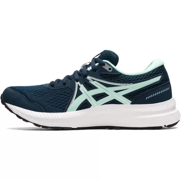 imageASICS Womens GelContend 7 Running ShoesFrench BlueFresh Ice